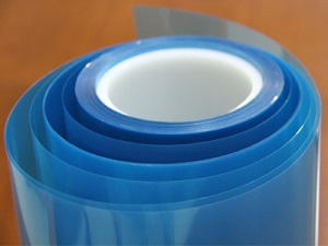 蓝色硅胶PET保护膜