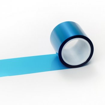蓝色单层底粘pet硅胶保护膜不二之选